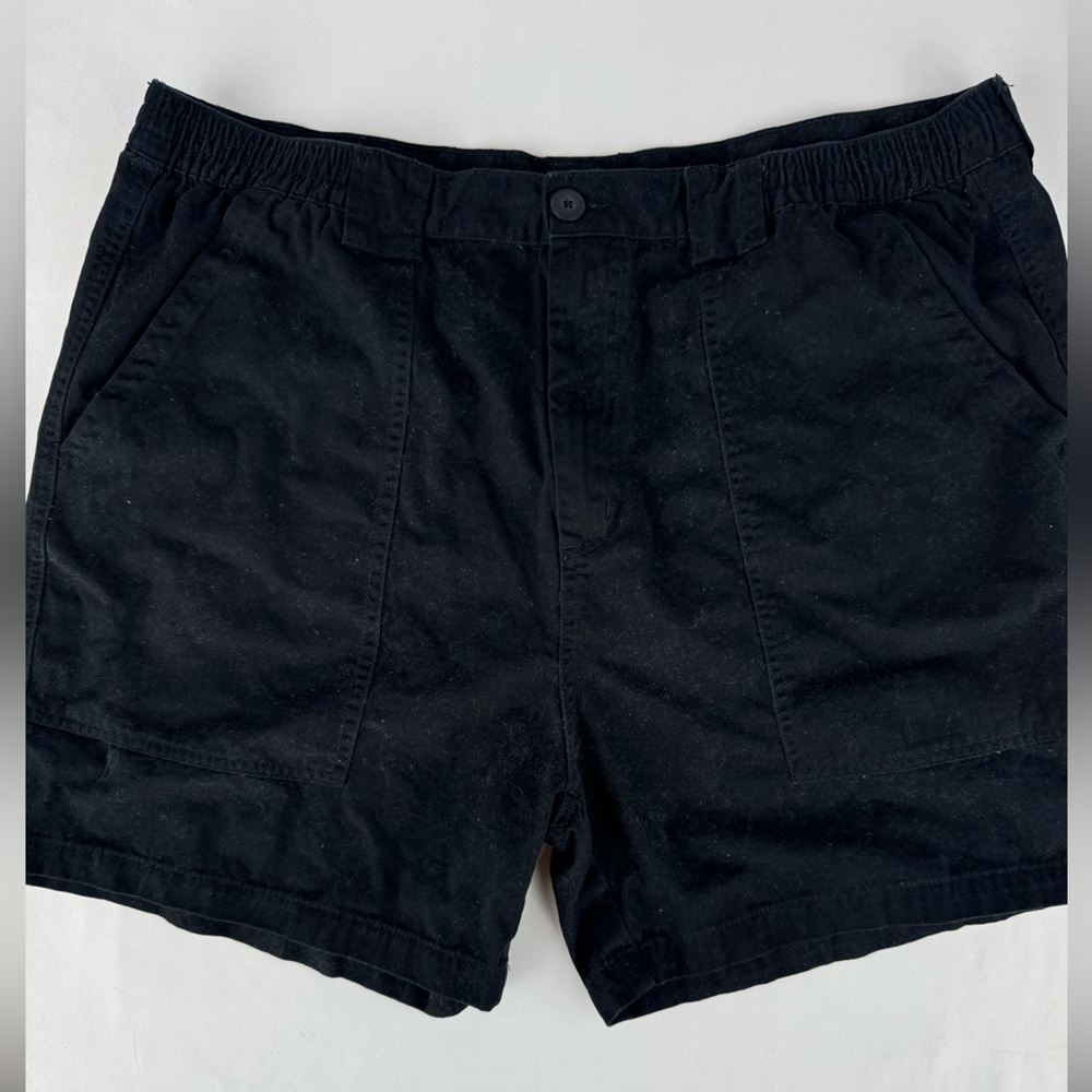 Trod Apparel Men's Black Flat Front Shorts